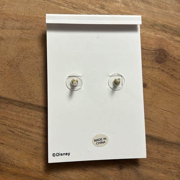 Disney X Baublebar earrings: Minnie Mouse Bow with rhinestones gold undertone - Picture 3 of 3